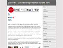 Tablet Screenshot of desmoperformanceparts.com